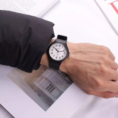 ZEGAREK MĘSKI CASIO MW-240-4B (zd166f) - KLASYKA