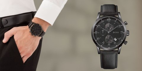 ZEGAREK MĘSKI HUGO BOSS 1512567 - AEROLINER (zx127a)
