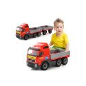 Zestaw Majsterkowicza "Super Mechanik" + Samochód z Burtami i Przyczepą "Volvo" Polesie