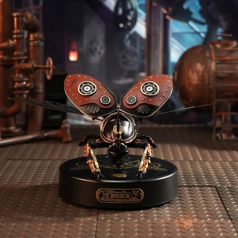 ROBOTIME Składany Drewniany Model 3D - Mechaniczny Chrząszcz