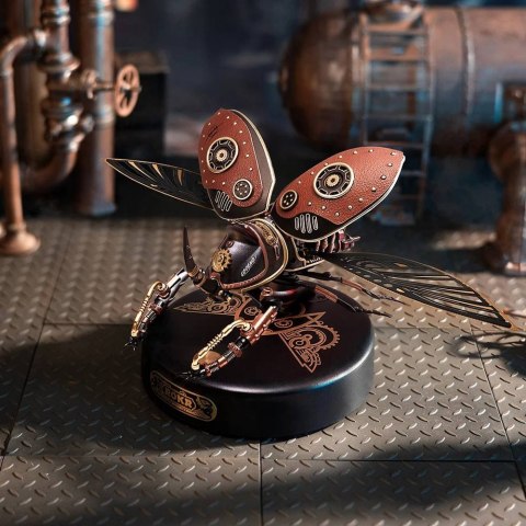 ROBOTIME Składany Drewniany Model 3D - Mechaniczny Chrząszcz