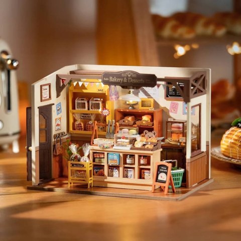 ROBOTIME Składany Drewniany Model Puzzle 3D - Piekarnia Becky