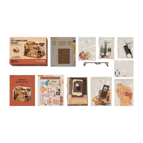 ROBOTIME Składany Drewniany Model Puzzle 3D - Piekarnia Becky