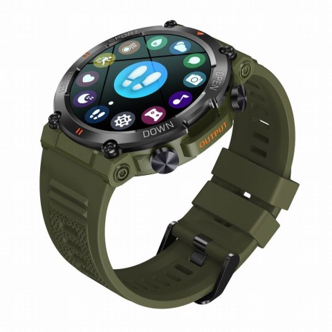 SMARTWATCH MĘSKI Gravity GT7-3 PRO - WYKONYWANIE POŁĄCZEŃ, PULSOKSYMETR (sg018c)