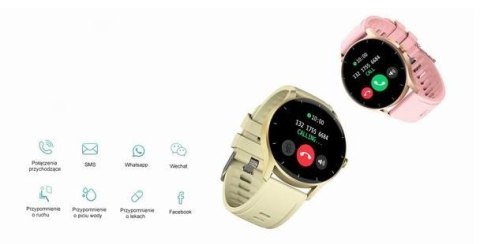 SMARTWATCH UNISEX GRAVITY GT2-3 - ROZMOWY BLUETOOTH, WŁASNE TARCZE (sg019c)