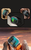 SMARTWATCH MĘSKI Gravity GT6-2 - WYKONYWANIE POŁĄCZEŃ, MONITOR SNU (sg020b)