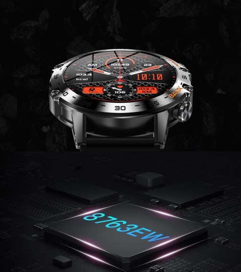 SMARTWATCH MĘSKI Gravity GT9-1 - WYKONYWANIE POŁĄCZEŃ, CIŚNIENIOMIERZ (sg021a)