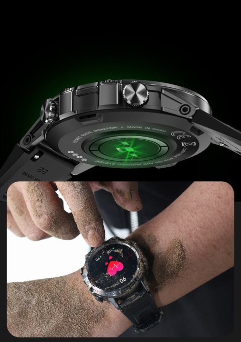 SMARTWATCH MĘSKI Gravity GT9-1 - WYKONYWANIE POŁĄCZEŃ, CIŚNIENIOMIERZ (sg021a)