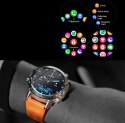 SMARTWATCH MĘSKI Gravity GT9-4 - WYKONYWANIE POŁĄCZEŃ, CIŚNIENIOMIERZ (sg021d)