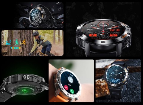 SMARTWATCH MĘSKI Gravity GT9-7 - WYKONYWANIE POŁĄCZEŃ, CIŚNIENIOMIERZ (sg021g)