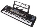 Keyboard z Mikrofonem Instrument Muzyczny Czarny