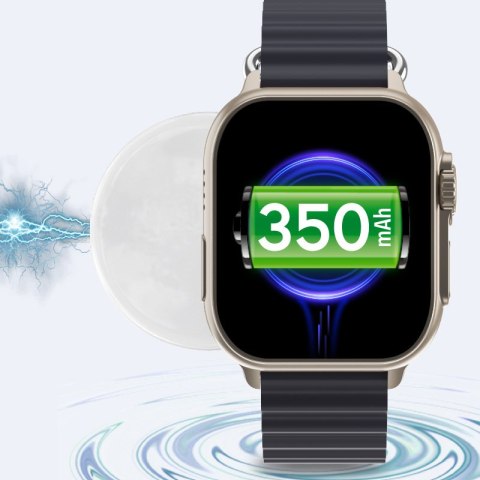 SMARTWATCH UNISEX Rubicon RNCF17 - BLUETOOTH CALL, ŁADOWANIE BEZPRZEWODOWE (sr059c)