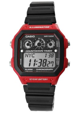 Zegarek Męski CASIO 10 bar do Pływania AE-1300WH-4AVDF