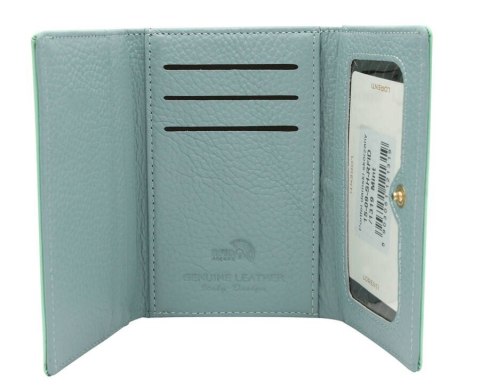 Portfel damski skórzany 15-09-SH-RFID-1296 Mint