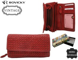Portfel damski skórzany R-N22-ZPT
