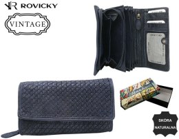 Portfel damski skórzany R-N22-ZPT