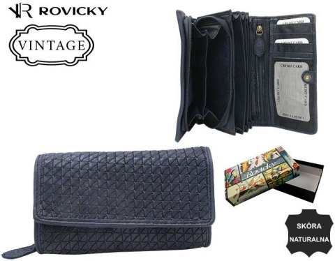 Portfel damski skórzany R-N22-ZPT