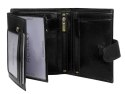 Portfel męski skórzany N575L-RVTP-3081 Black-Red