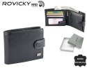Portfel skórzany RFID ROVICKY PC-103L-BAR