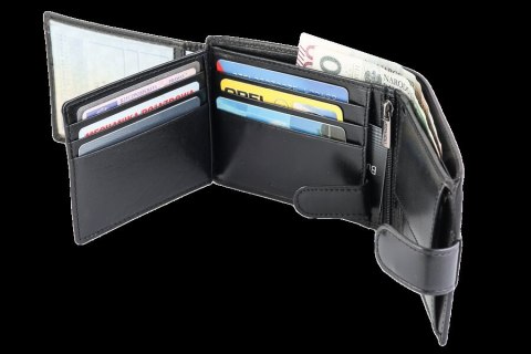 Portfel skórzany RFID ROVICKY PC-103L-BAR