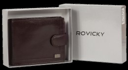 Portfel skórzany RFID ROVICKY PC-103L-BAR