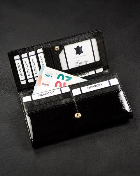 Portfel damski skórzany JP-510-SH-RFID Black