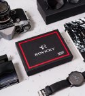 Portfel męski skórzany N575-RVTP-3074 Black-Red