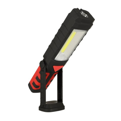 Latarka warsztatowa 3w1 USB COB magnes akumulator