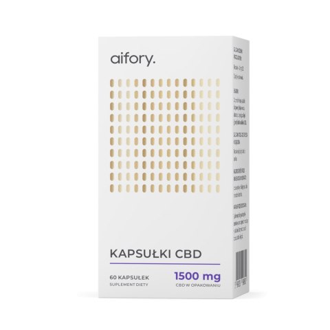 Aifory Kapsułki CBD 1500 mg 60 szt.