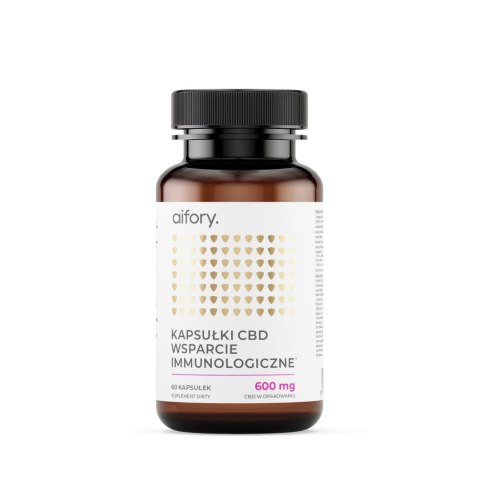 Aifory Kapsułki CBD 600 mg wsparcie immunologiczne 60 szt.