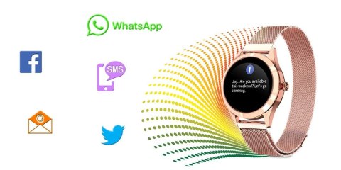 Damski SMARTWATCH G.Rossi+ Dodatkowy pasek BF1-4D2-1