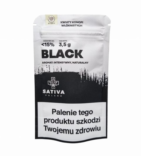 CBD Kwiaty Konopi "BLACK" 3,5 g