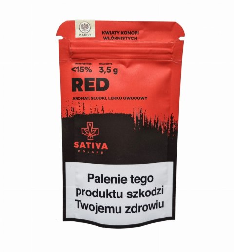 CBD Kwiaty Konopi "RED" 3,5 g