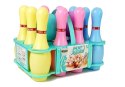 Świecące Kręgle Do Zbijania Dwie Kule Gra 26 cm
