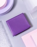 Mały, skórzany portfel damski na karty z systemem RFID Protect - Peterson