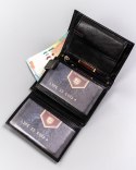 Portfel męski w wersji slim z koziej skóry — Peterson