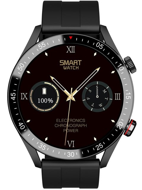 SMARTWATCH MĘSKI Gravity GT4-1 - WYKONYWANIE POŁĄCZEŃ, KROKOMIERZ (sg023a)