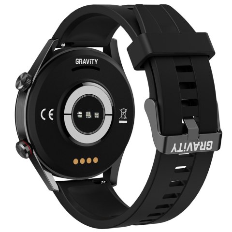 SMARTWATCH MĘSKI Gravity GT4-1 - WYKONYWANIE POŁĄCZEŃ, KROKOMIERZ (sg023a)