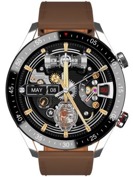 SMARTWATCH MĘSKI Gravity GT4-7 - WYKONYWANIE POŁĄCZEŃ, KROKOMIERZ (sg023g)