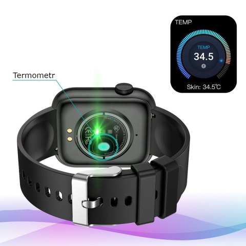 SMARTWATCH UNISEX GRAVITY GT3-1 - ROZMOWY BLUETOOTH, WŁASNE TARCZE (sg022a)