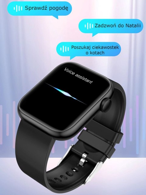 SMARTWATCH UNISEX GRAVITY GT3-1 - ROZMOWY BLUETOOTH, WŁASNE TARCZE (sg022a)
