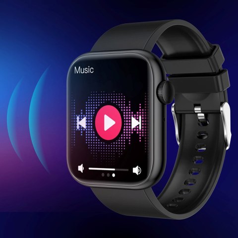 SMARTWATCH UNISEX GRAVITY GT3-2 - ROZMOWY BLUETOOTH, WŁASNE TARCZE (sg022b)