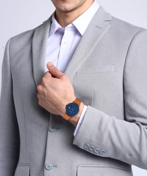ZEGAREK MĘSKI CASIO MTP-E175BL-2E (zd184a) + BOX