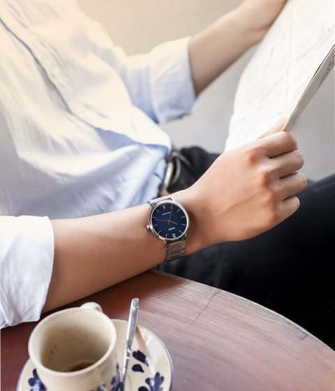 ZEGAREK MĘSKI CASIO MTP-VT01D-2B (zd165c) - KLASYKA + BOX