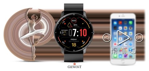 Smartwatch Giewont GW120-2 PRO Czarny