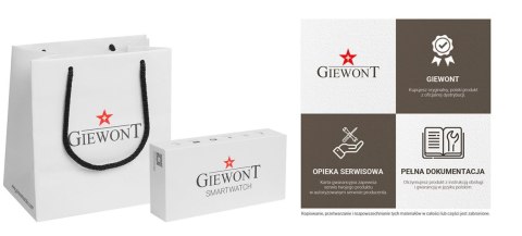 Smartwatch Giewont GW120-2 PRO Czarny