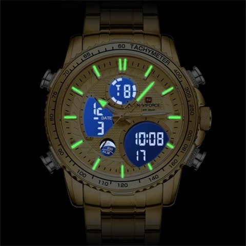 ZEGAREK MĘSKI NAVIFORCE NF9182 B/ B - (zn118h) + BOX