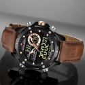 ZEGAREK MĘSKI NAVIFORCE NF9208 B/B/D.BN - CHRONOGRAF + BOX