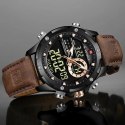 ZEGAREK MĘSKI NAVIFORCE NF9208 B/B/D.BN - CHRONOGRAF + BOX