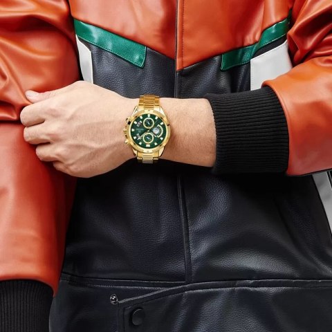 ZEGAREK MĘSKI NAVIFORCE NF8021 G/GN CHRONOGRAF + BOX